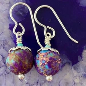 Impression Jasper Earrings